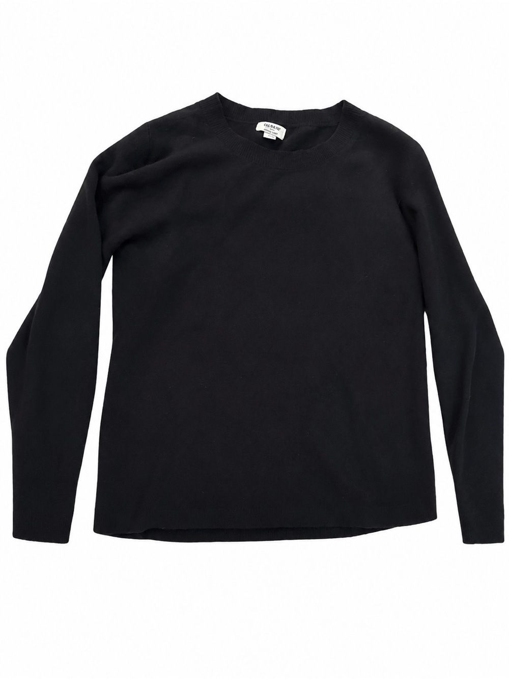 J. Crew Black Crewneck Lightweight Sweater